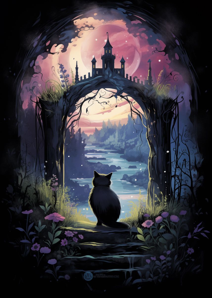 The Realm of Cats Displate Metal cheapest Poster