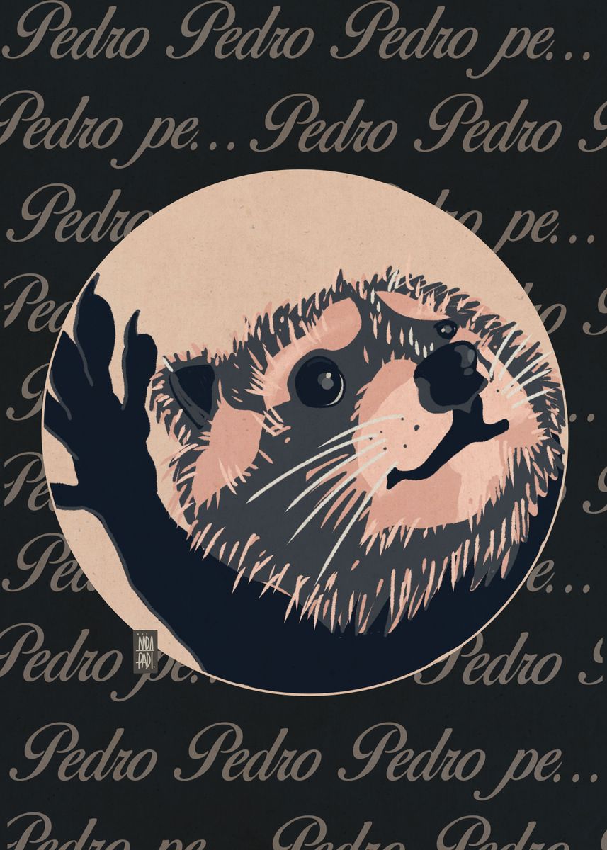 'PEDRO RACCOON MEME' Poster, picture, metal print, paint by aydapadi ...