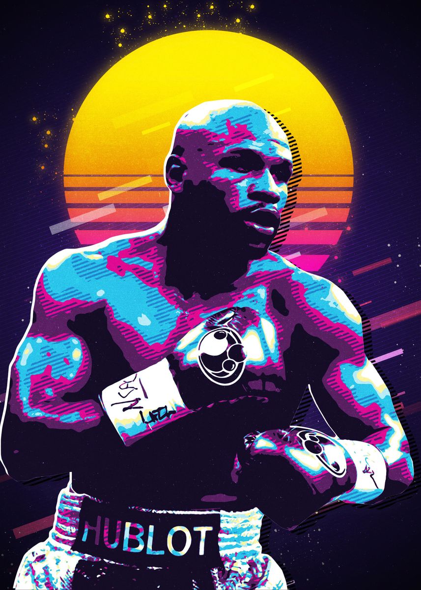 'Floyd Mayweather Retro' Poster, picture, metal print, paint by Le Duc ...