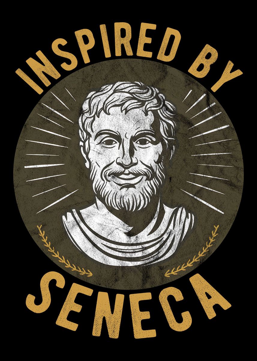 'Seneca Stoic Philosopher' Poster, picture, metal print, paint by ...