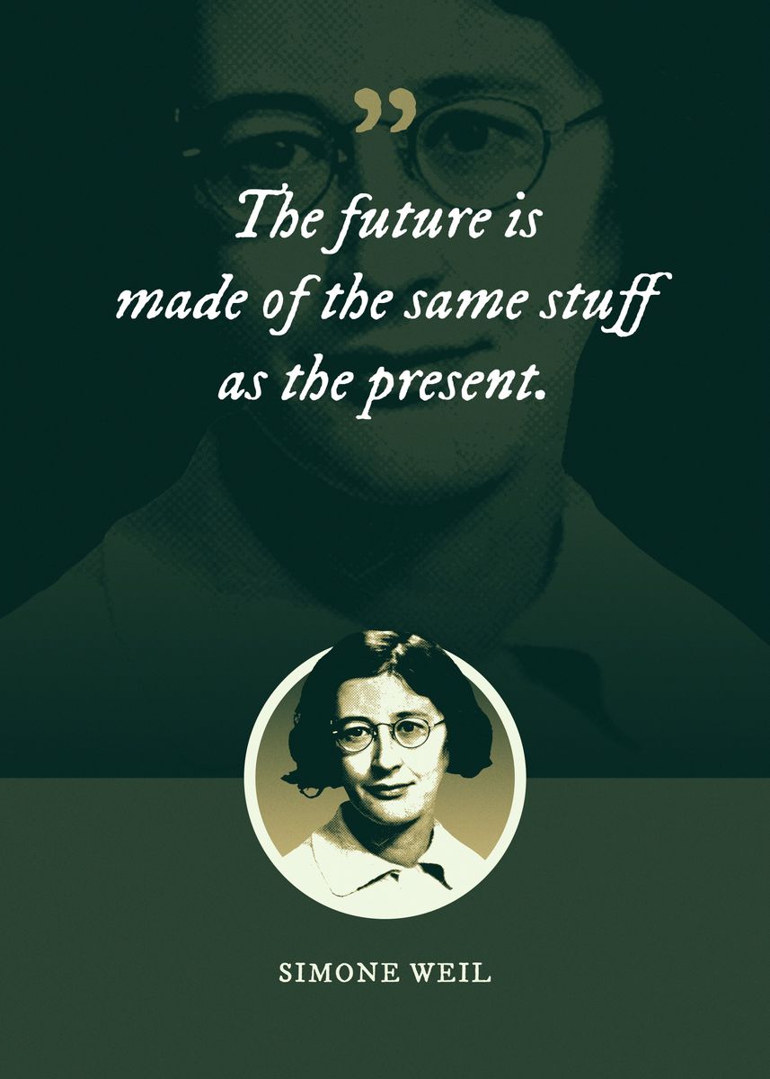 'The future is made of the ' Poster, picture, metal print, paint by ...