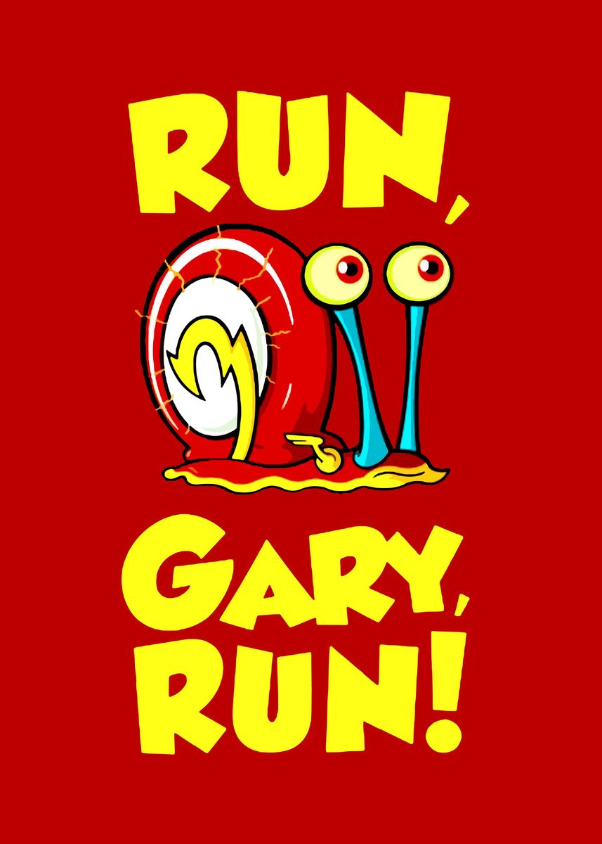 'garry snail funny' Poster, picture, metal print, paint by siagian ...