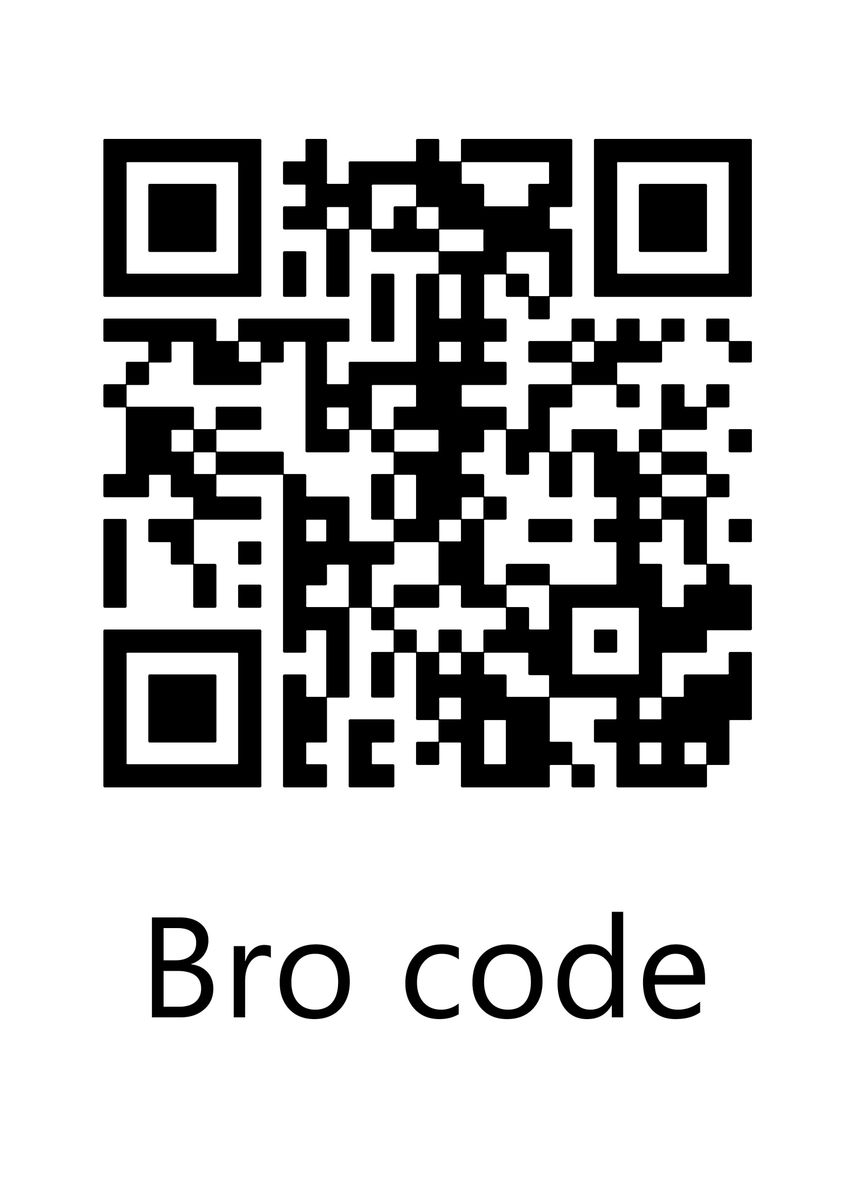 'Bro code' Poster, picture, metal print, paint by cypher the third ...