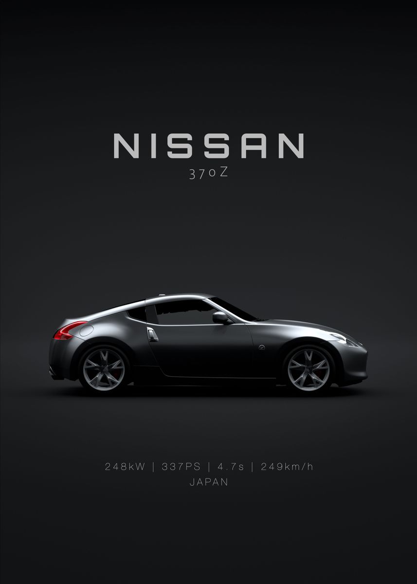 2010-nissan-370z-z34-poster-picture-metal-print-paint-by-21-mxm
