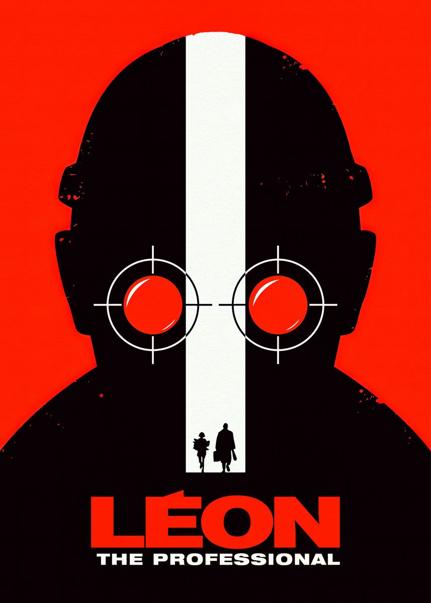 Stampa Artistica Léon – The Professional: Disegno Di Simon Walker 30x40 Cm