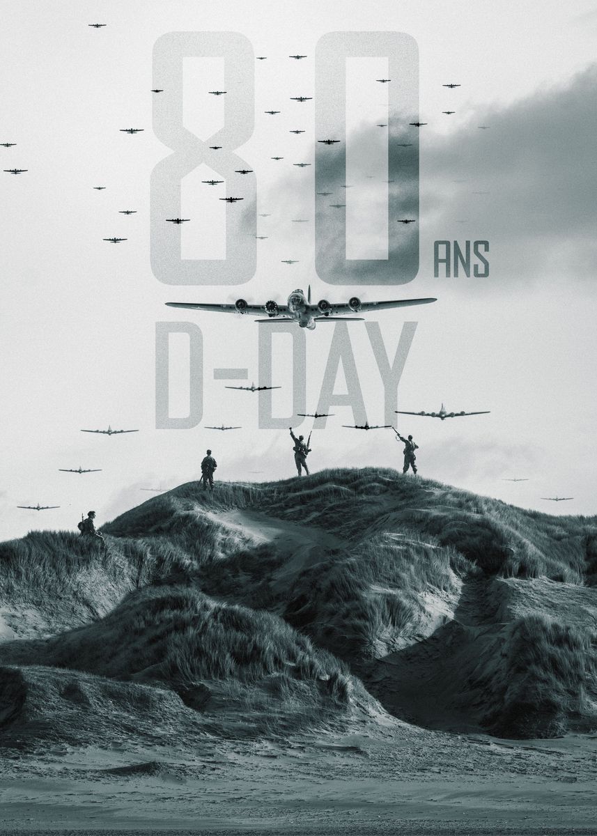 'Dday' Poster, picture, metal print, paint by cookaynne | Displate