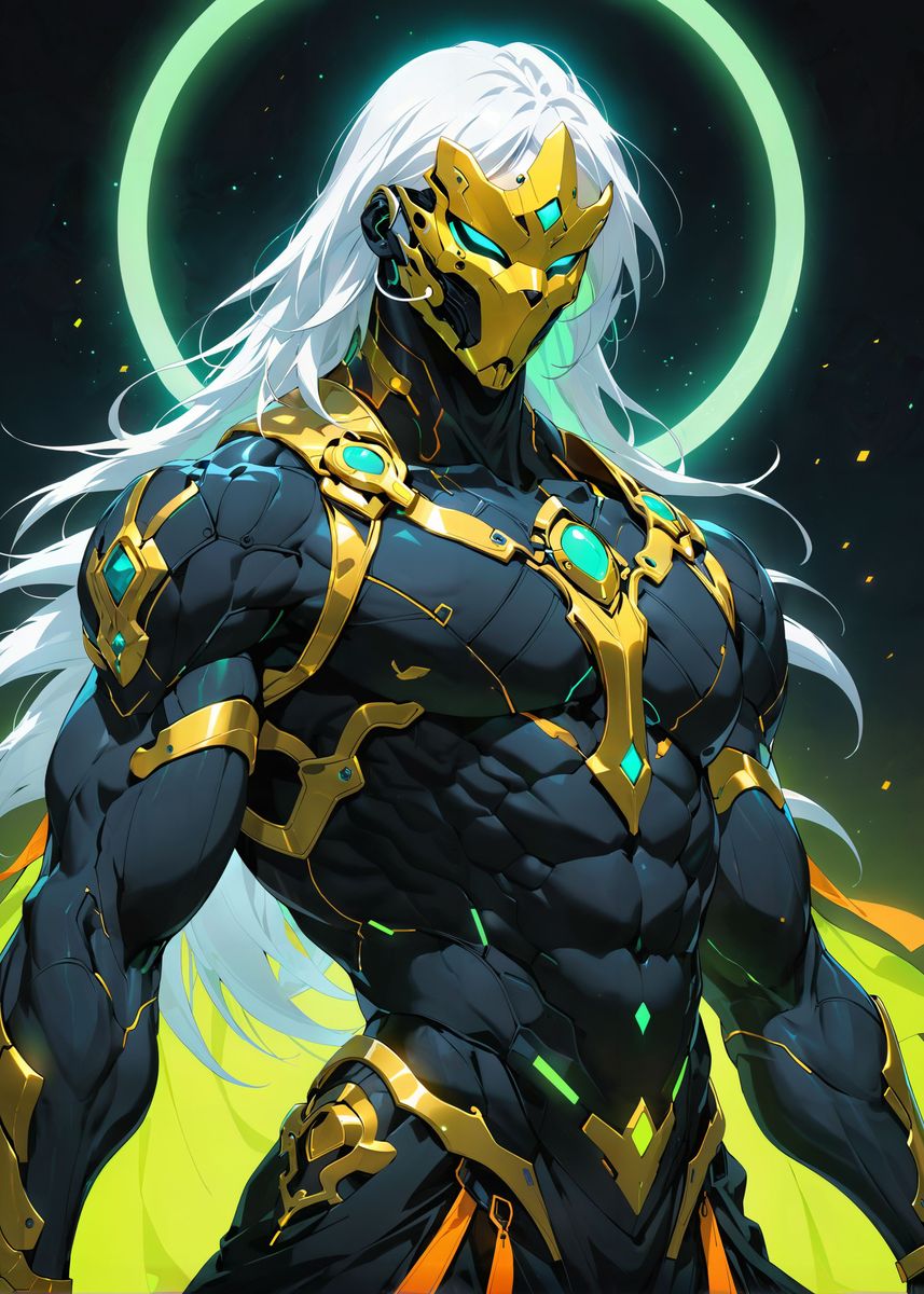 'green knight' Poster, picture, metal print, paint by aigoar | Displate