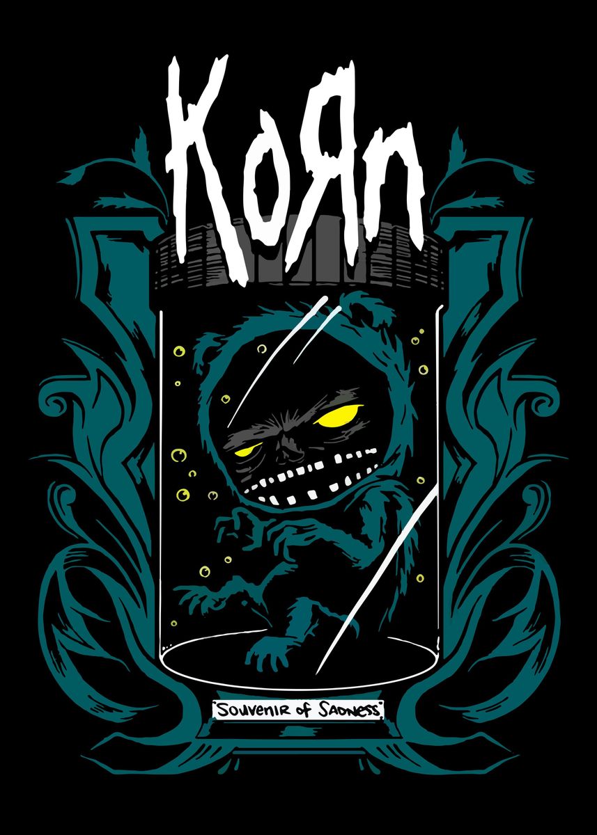 'korn rap rock band' Poster, picture, metal print, paint by Ebiet ...