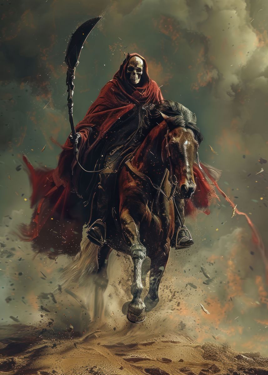 'Reapers Ride' Poster, picture, metal print, paint by jodotodesign ...