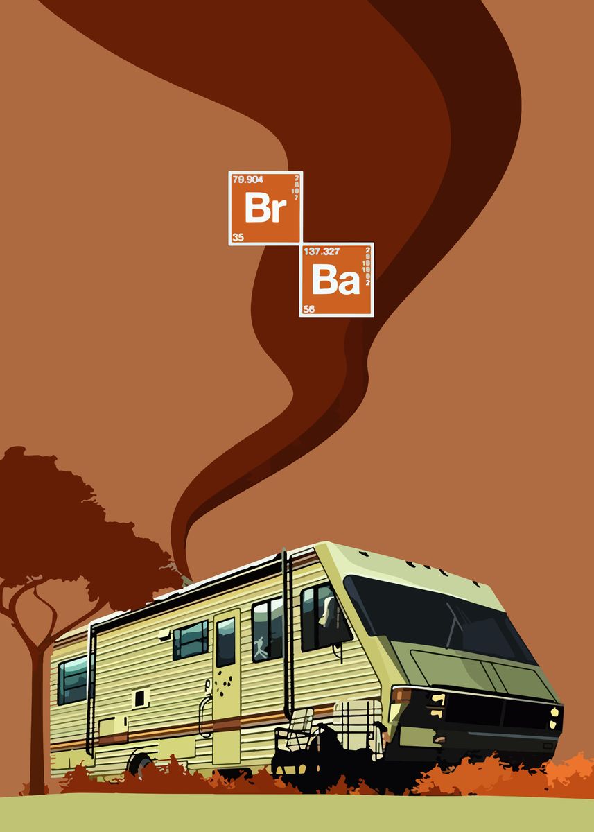 'Breaking Bad' Poster, picture, metal print, paint by ART HEY | Displate