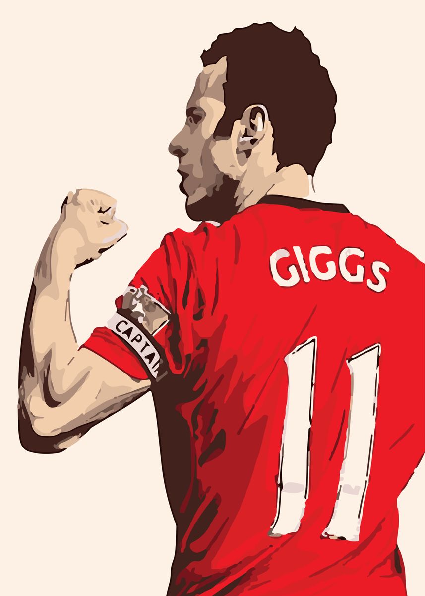 ryan-giggs-poster-picture-metal-print-paint-by-ironclad-displate