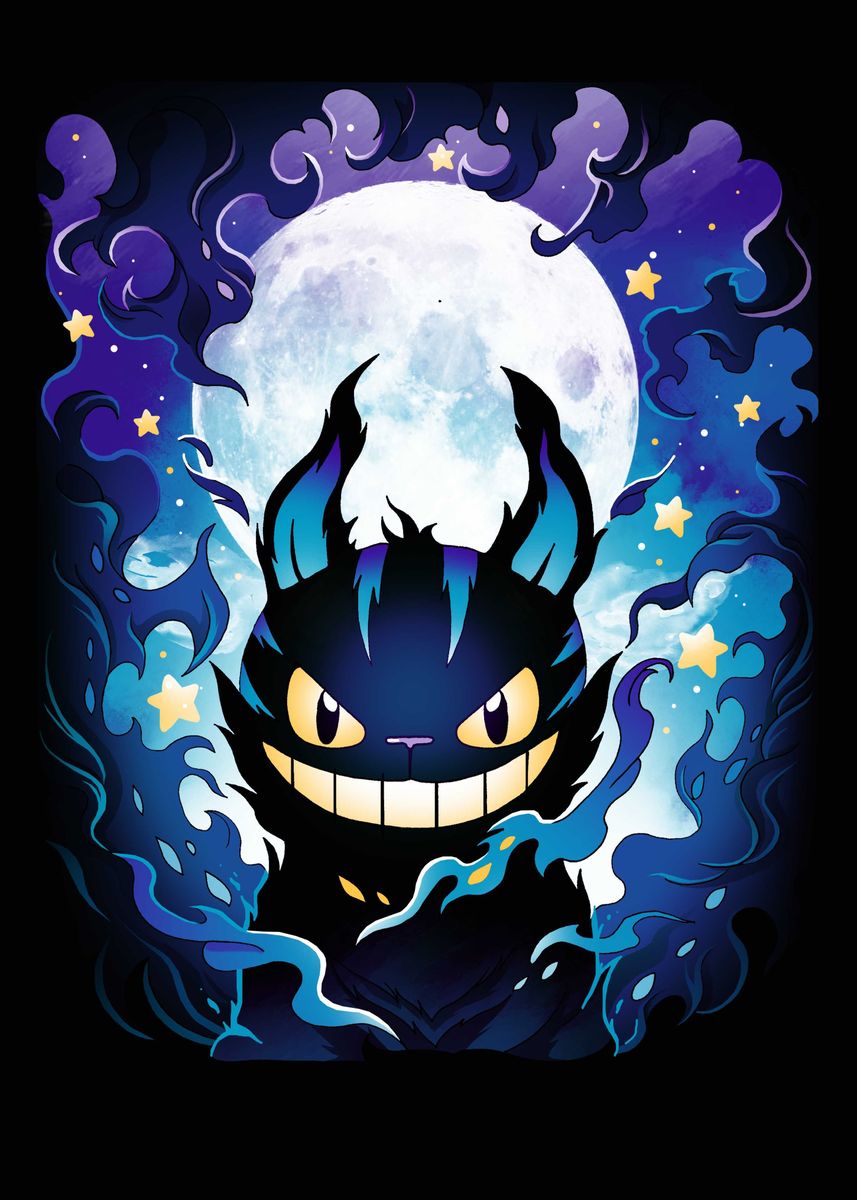 darkness-cat-poster-picture-metal-print-paint-by-valentina-fabbri