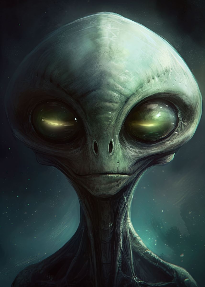 'Alien Art IV' Poster, picture, metal print, paint by JS Art Design ...