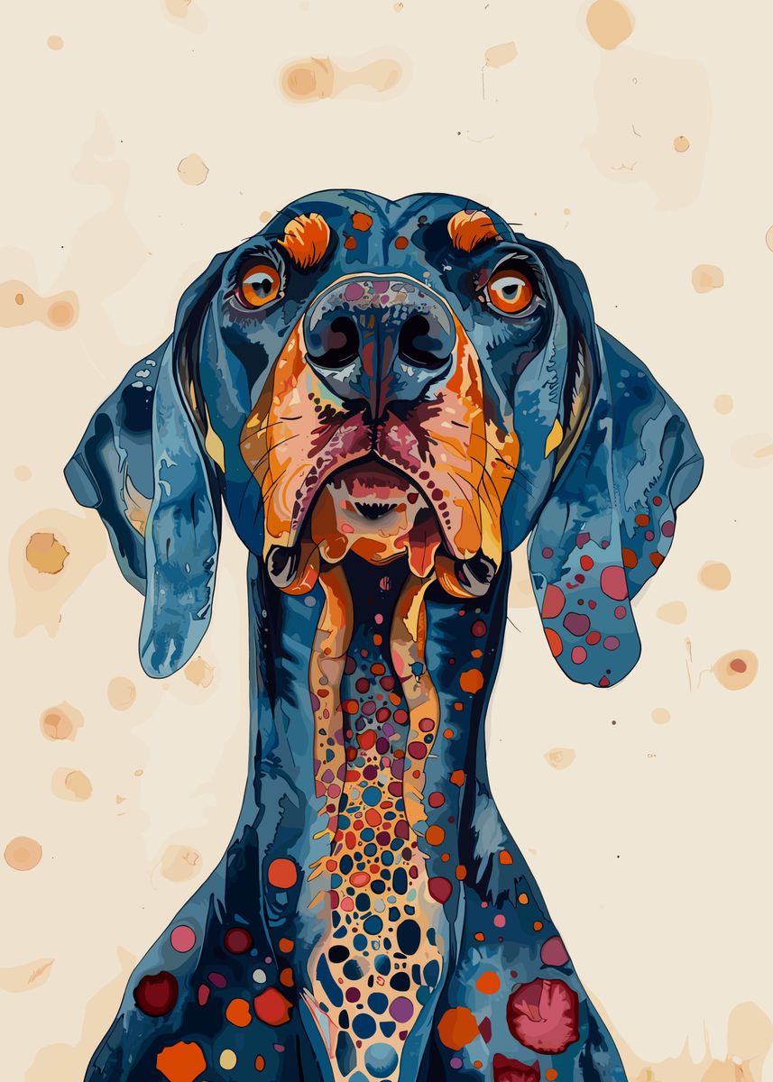 'Rhodesian Ridgeback' Poster, picture, metal print, paint by Erzebet ...