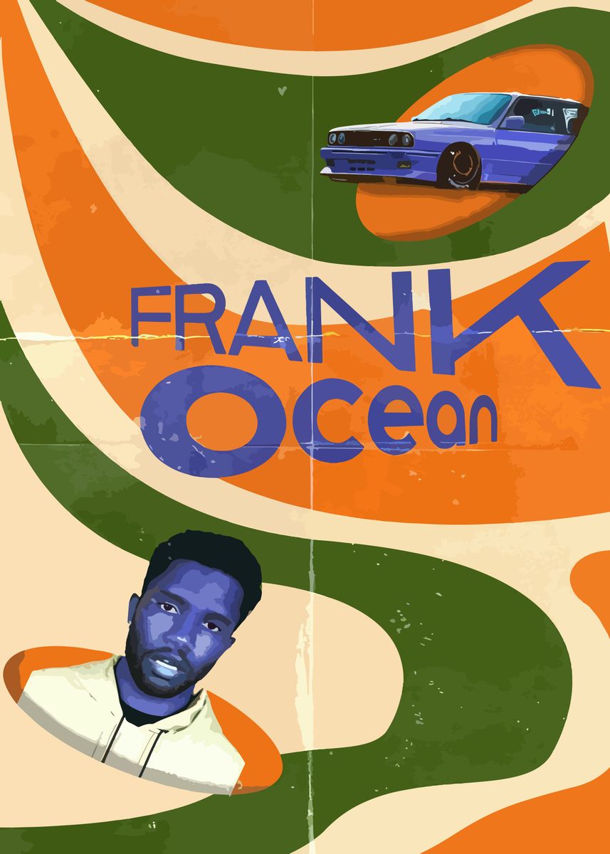 'Frank ocean rapper music' Poster, picture, metal print, paint by ...