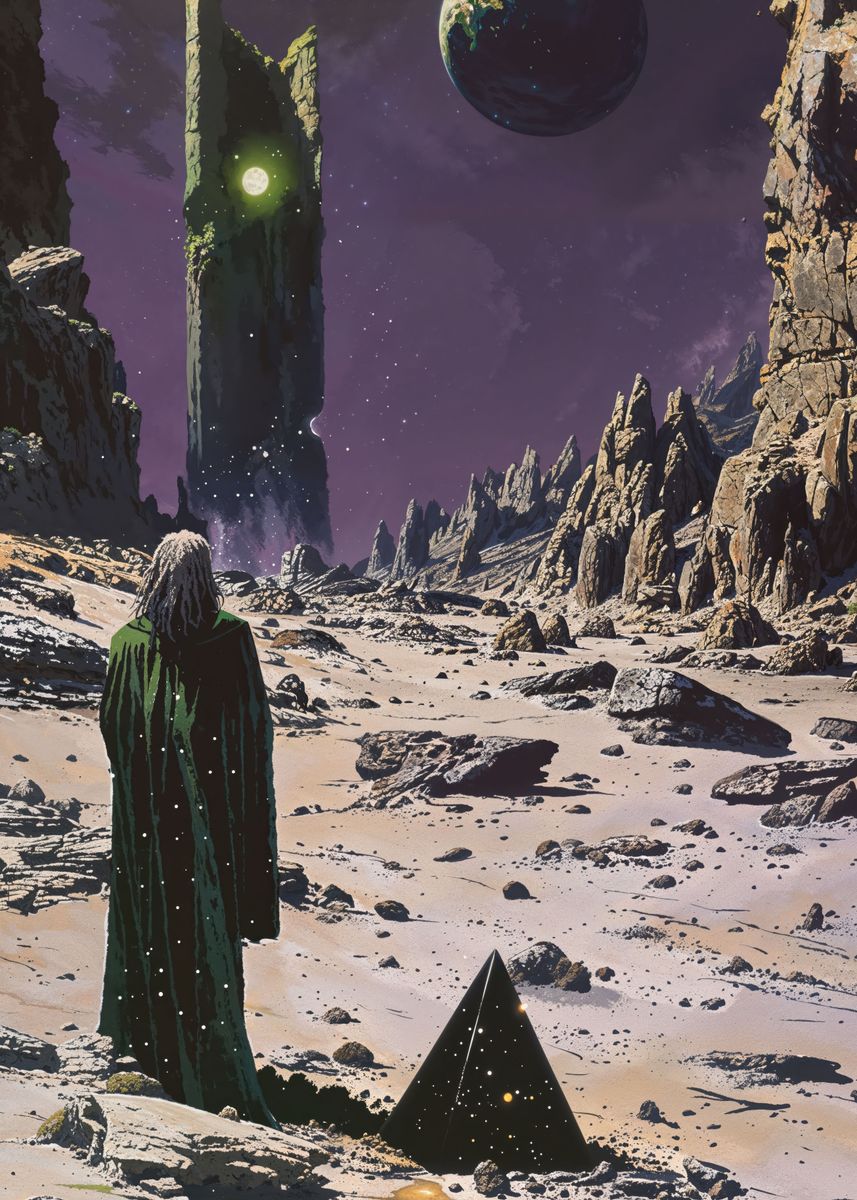 'The Cosmic Path' Poster, picture, metal print, paint by Powerful Words ...