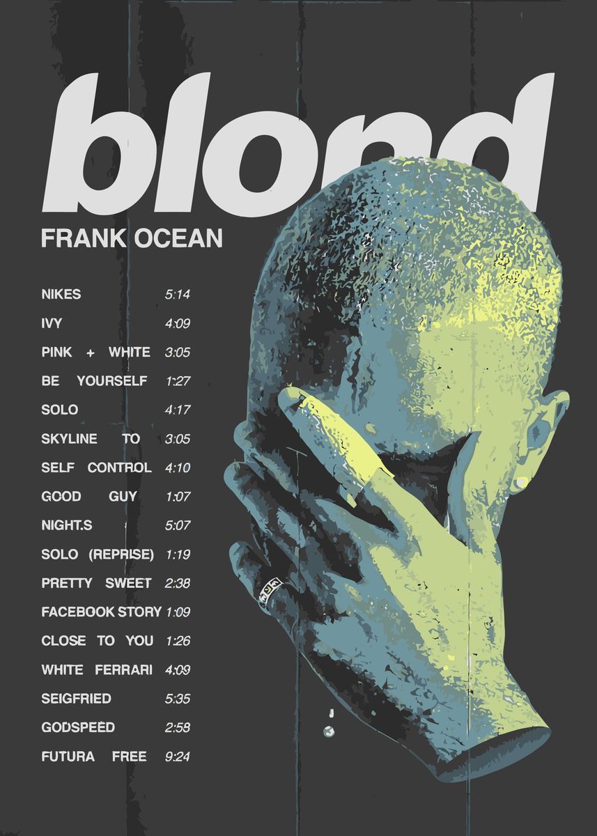 'Blond Rapper' Poster, picture, metal print, paint by mikel rose | Displate