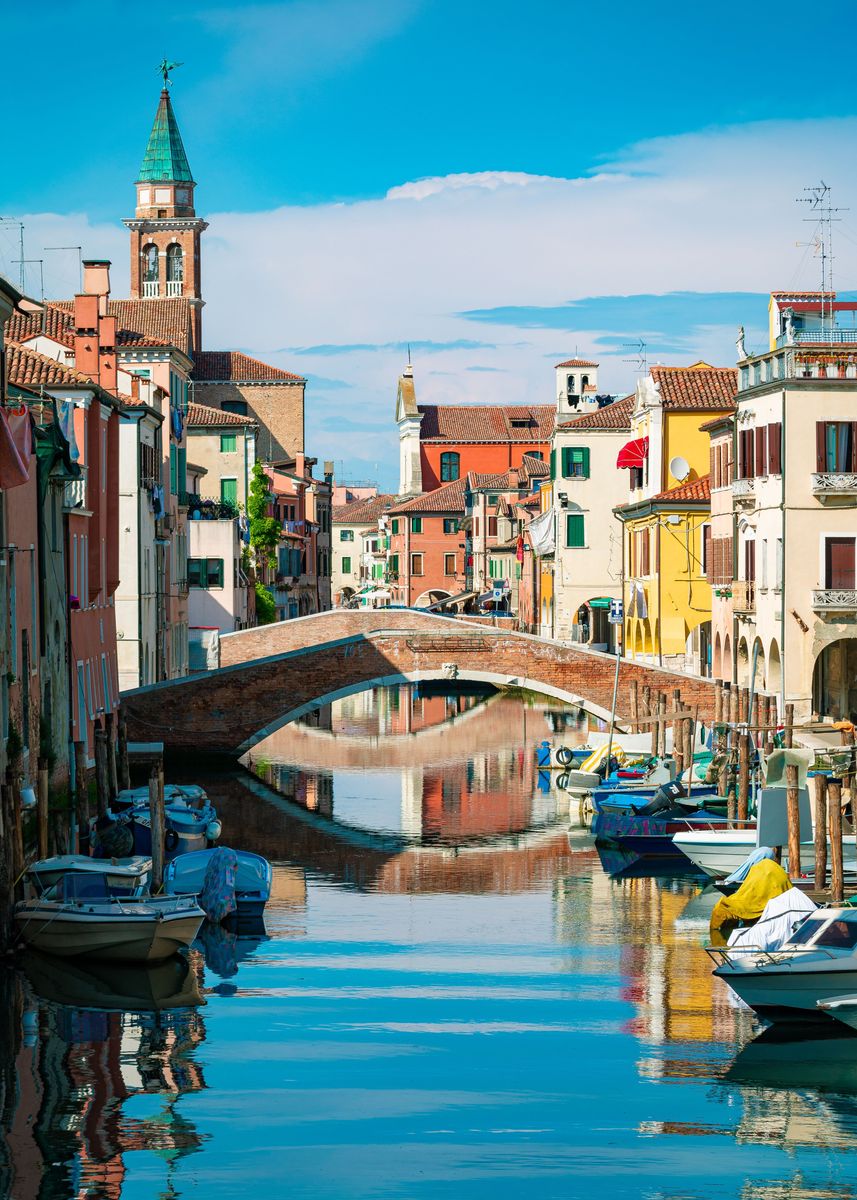 Summer In Chioggia Poster Picture Metal Print Paint By Martin summer-in-chioggia-poster-picture-metal-print-paint-by-martin