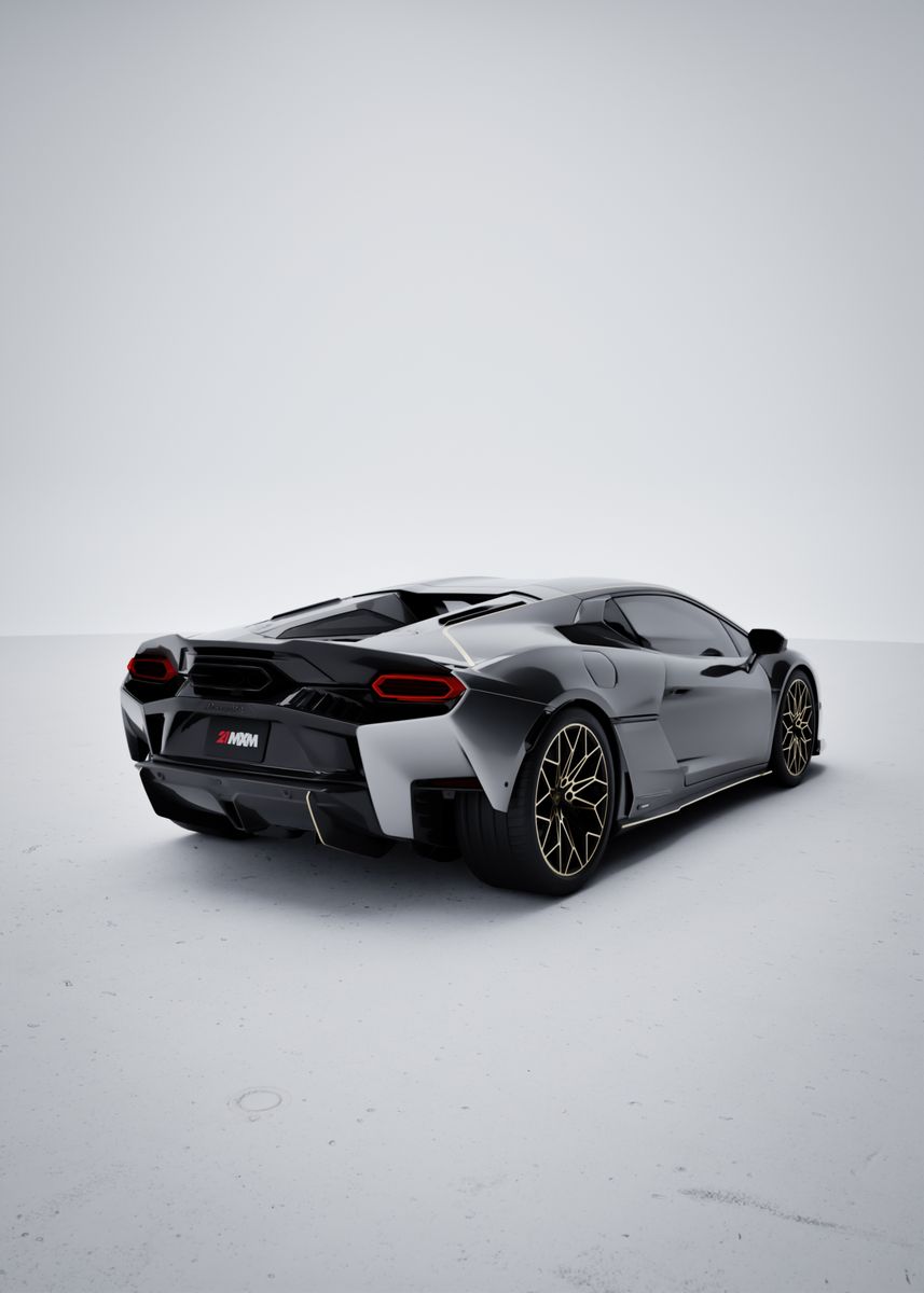 '2025 Lamborghini Temerario - Rear View' Poster, picture, metal print ...