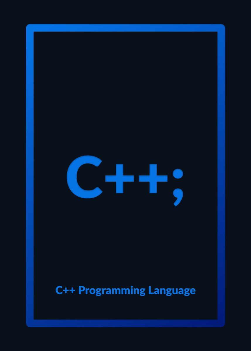'C++ Programming Language' Poster, picture, metal print, paint by Wisnu ...