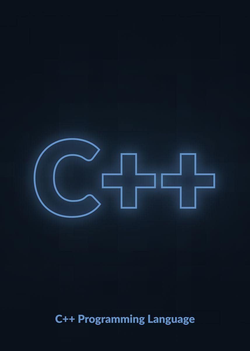 'C++ Programming Language' Poster, picture, metal print, paint by Wisnu ...