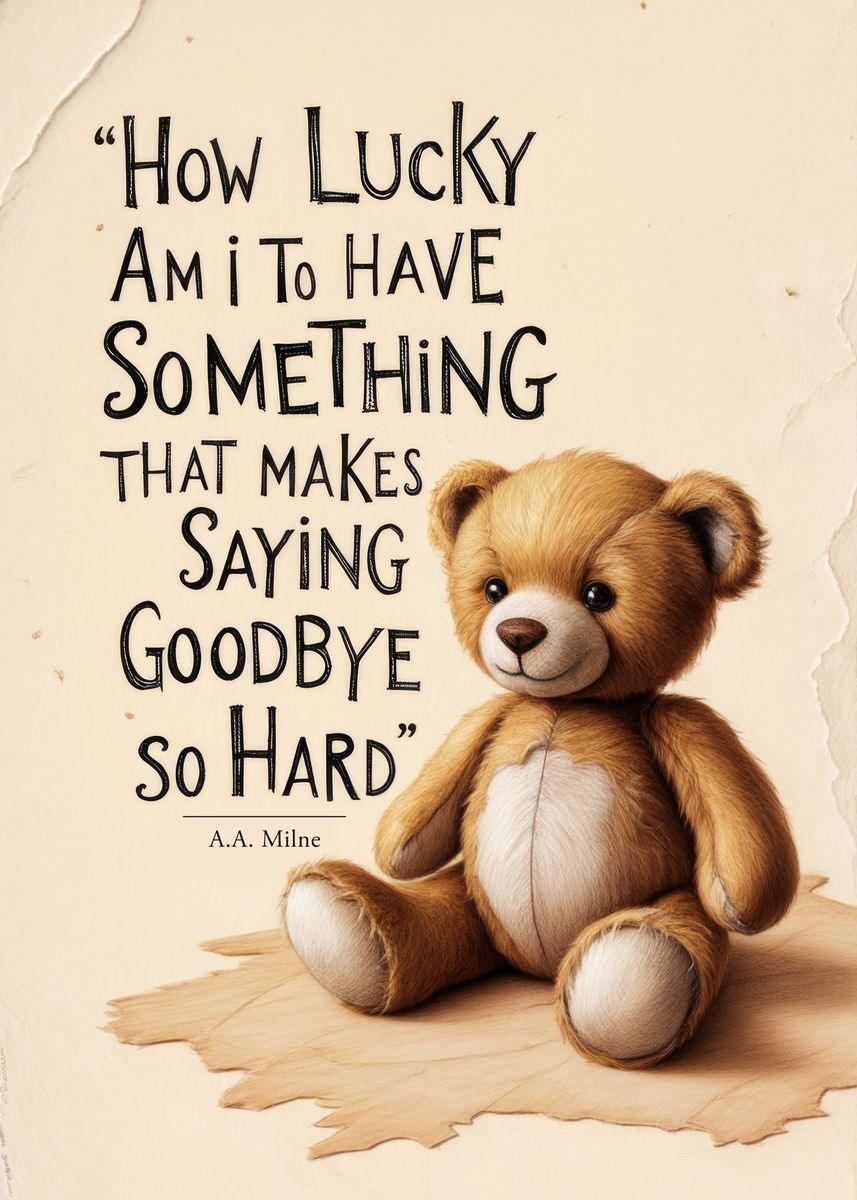 Teddy Bear Quote Poster Picture Metal Print Paint By Teddy Bear Quote Poster Picture Metal Print Paint By