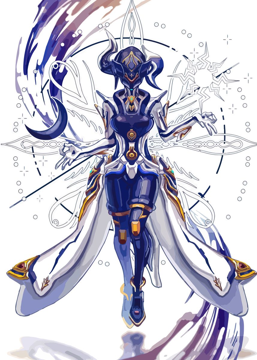 Garuda Element 'Warframe: Garuda Prime' Poster, picture, metal print, paint by ...