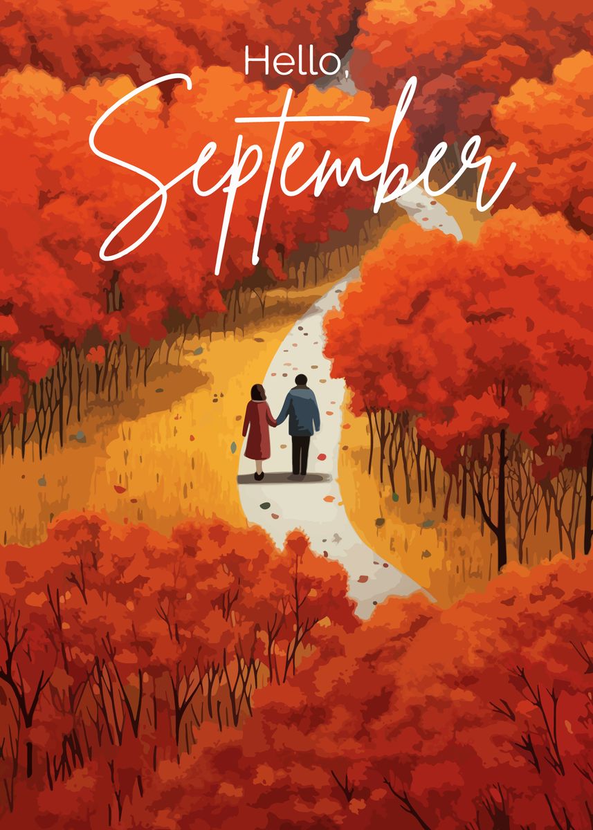 'September art' Poster, picture, metal print, paint by Warnerr moon ...