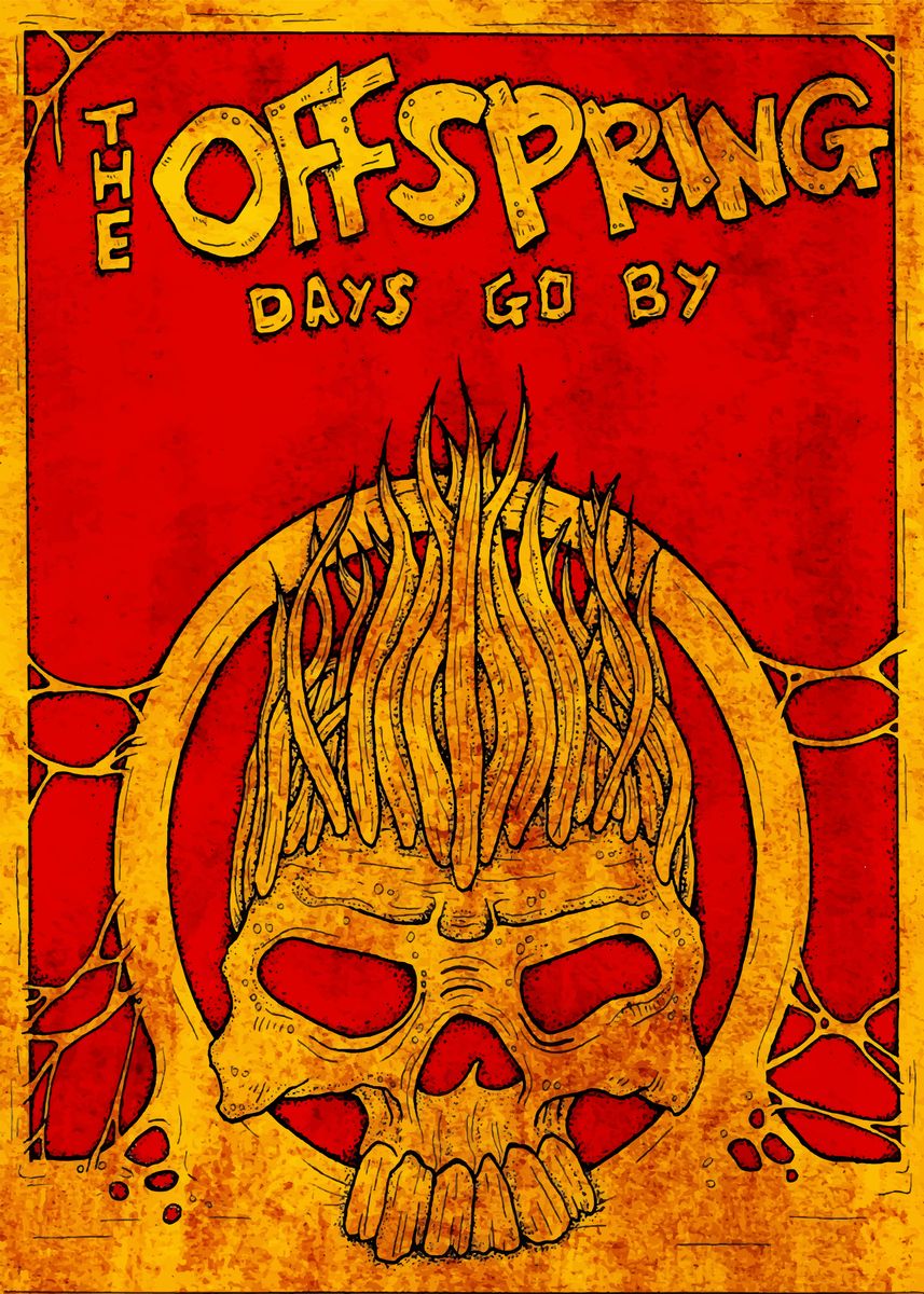 'The Offspring - Days Go By' Poster, picture, metal print, paint by ...