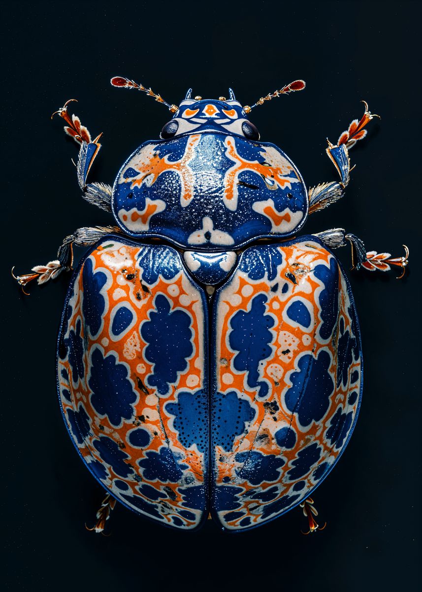'Colorful Beetle Macro' Poster, picture, metal print, paint by ...