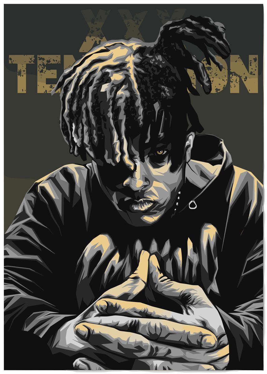 X The Singer 'XXTENTACION Portrait' Poster, picture, metal print, paint by Manaj ...
