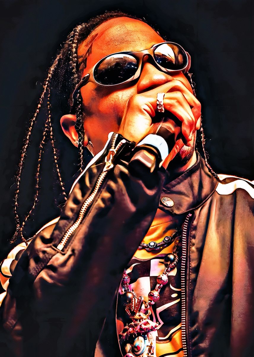 'Travis Scott Rapper' Poster, picture, metal print, paint by Mus Mius ...