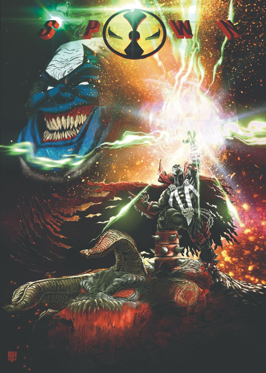 'Spawn Poster' Poster, picture, metal print, paint by Bulent Hasan ...