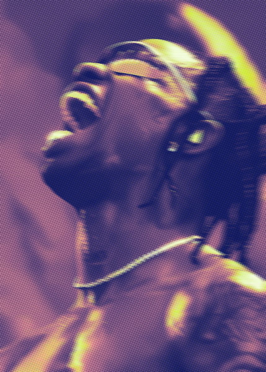 'Travis Scott Portrait' Poster, picture, metal print, paint by eldihihi ...