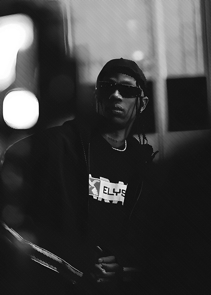 'Travis Scott Portrait' Poster, picture, metal print, paint by Rick E ...