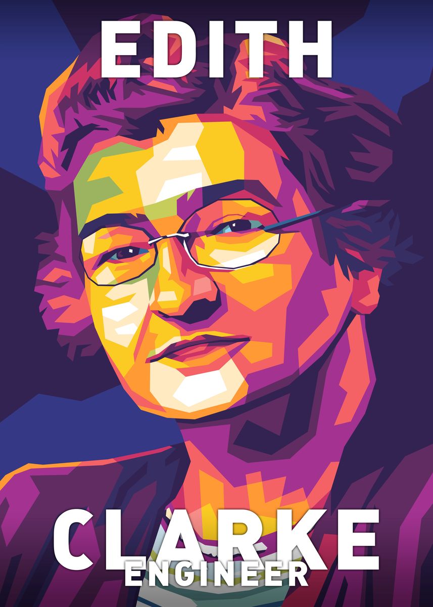 Edith Clarke Poster Picture Metal Print Paint By Shecience Displate edith-clarke-poster-picture-metal-print-paint-by-shecience-displate