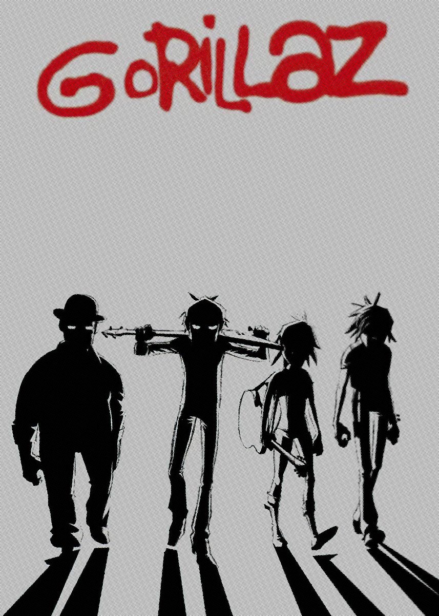 'Gorillaz ' Poster, picture, metal print, paint by ramastera33 | Displate