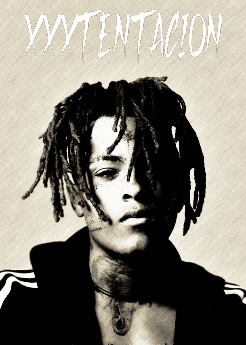 X The Singer 'XXXTentacion Portrait' Poster, picture, metal print, paint by Rose Art ...