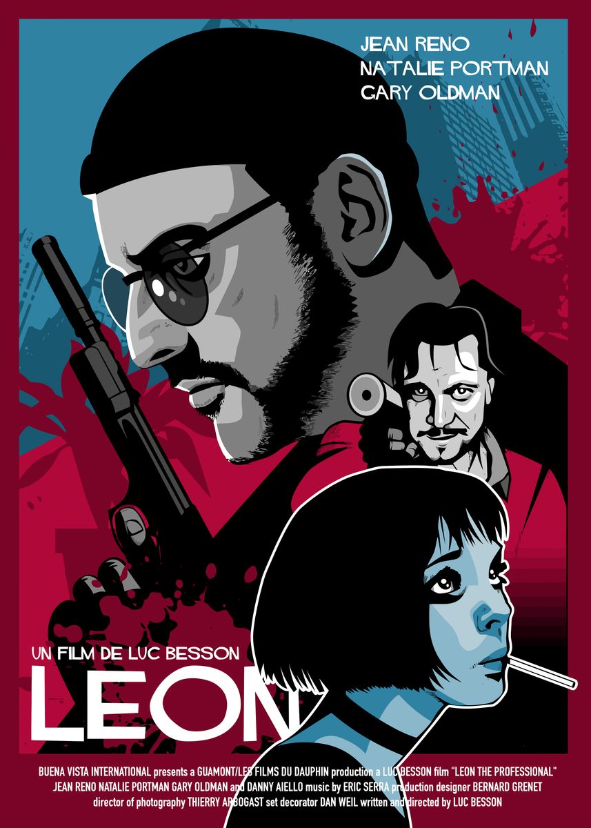 'Leon The Professional Movie Poster' Poster, picture, metal print ...