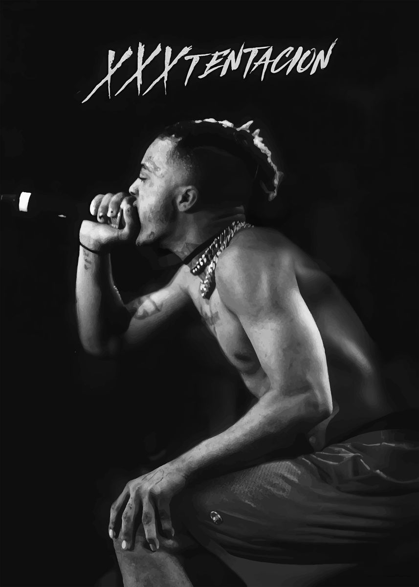 xxxtentacion-music-poster-picture-metal-print-paint-by