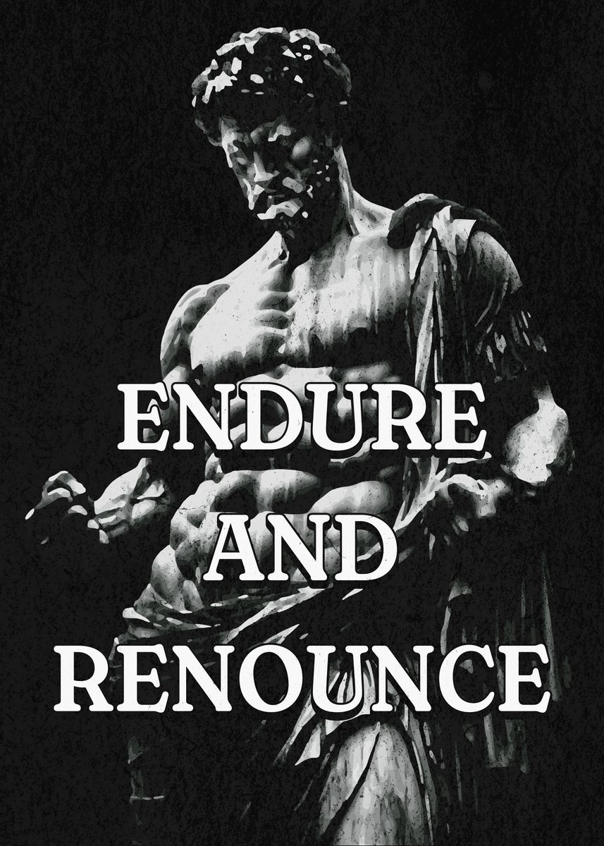 'Endure and Renounce' Poster, picture, metal print, paint by Jovana ...