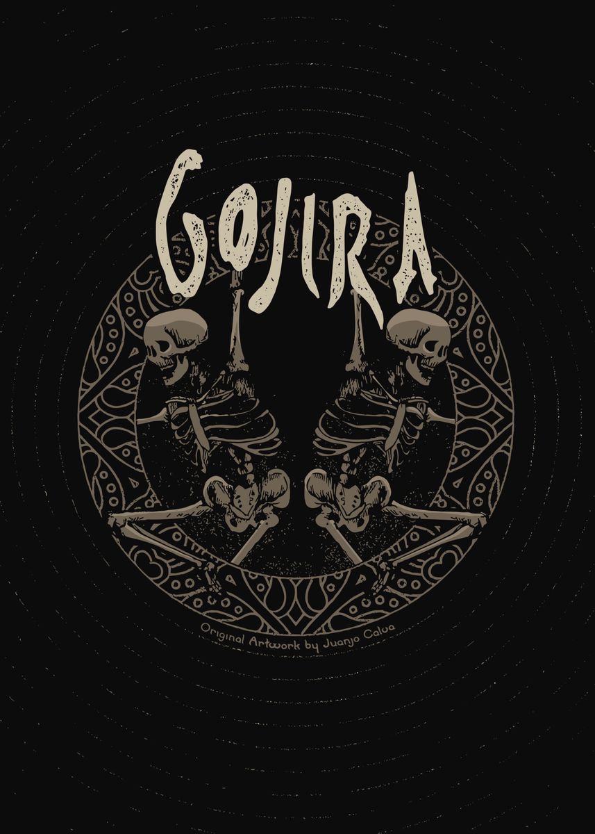 'Gojira Band Artwork' Poster, picture, metal print, paint by Bendrat ...