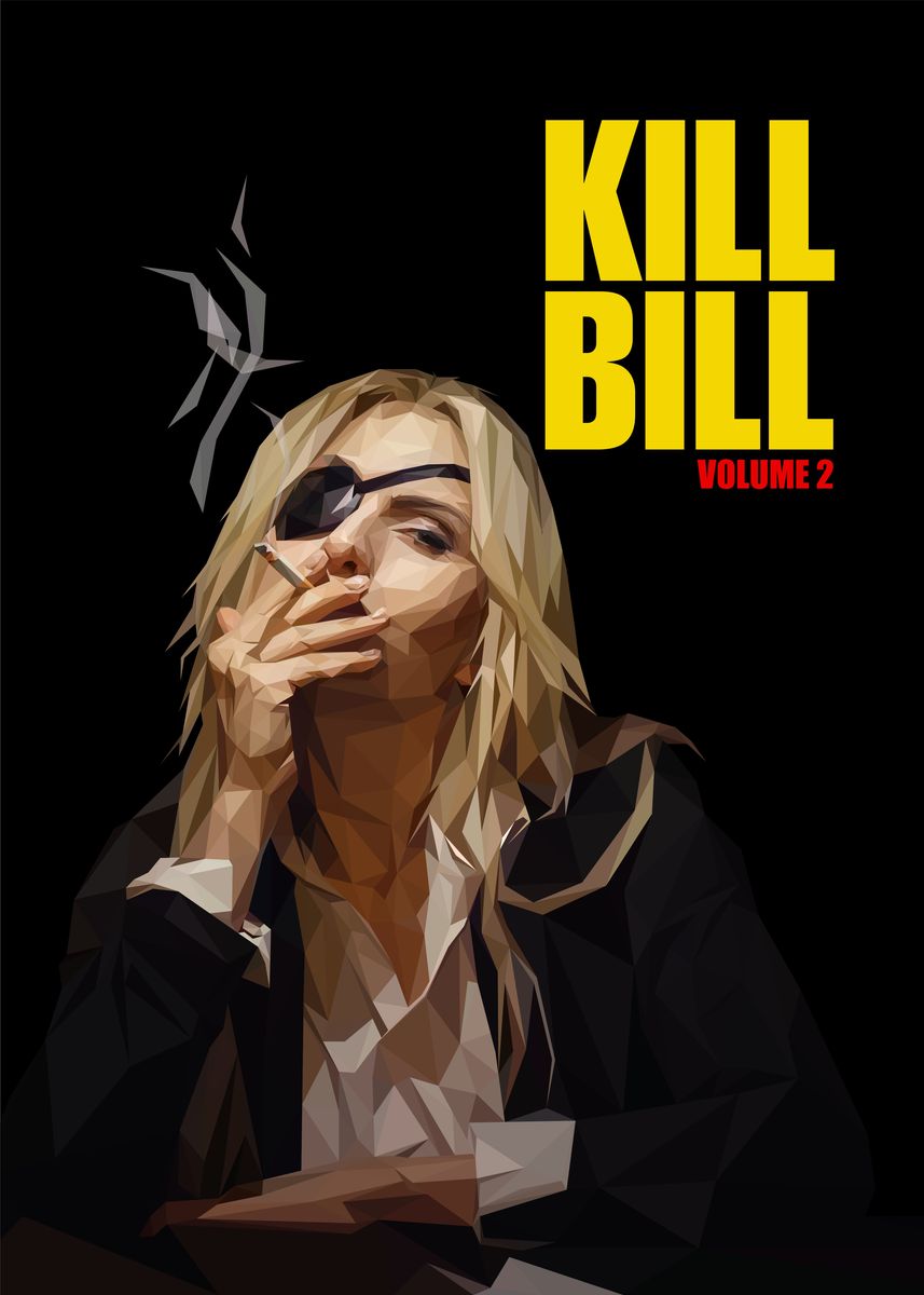 'Kill Bill Vol. 2 Poster elle driver' Poster, picture, metal print ...