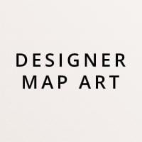 Designer Map Art
