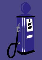 Purple Petrol Pump