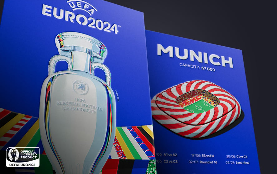 Official UEFA Euro2024™ posters now in Textra!