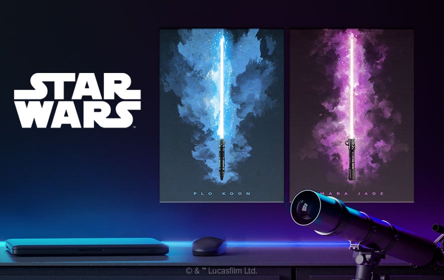 Get your lightsabers ready for new Star Wars art