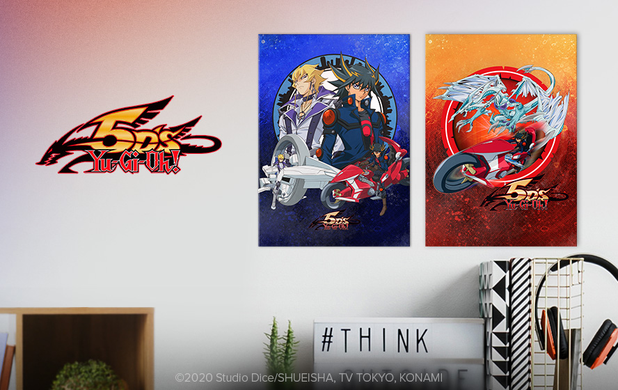 Draw a new hand of Yu-Gi-Oh! 5D's metal posters!