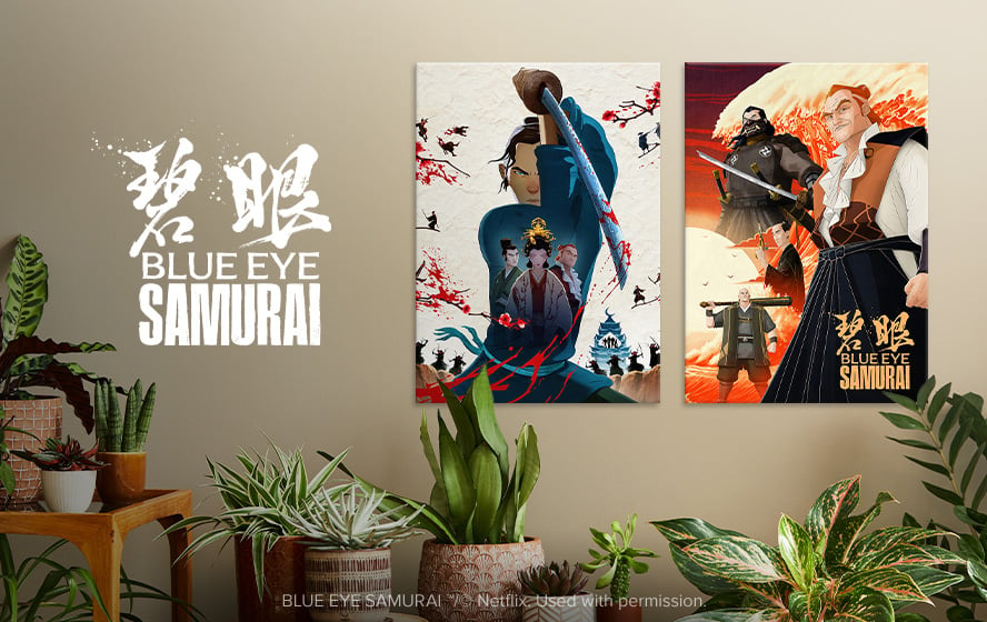 Blue Eye Samurai is now on metal posters!