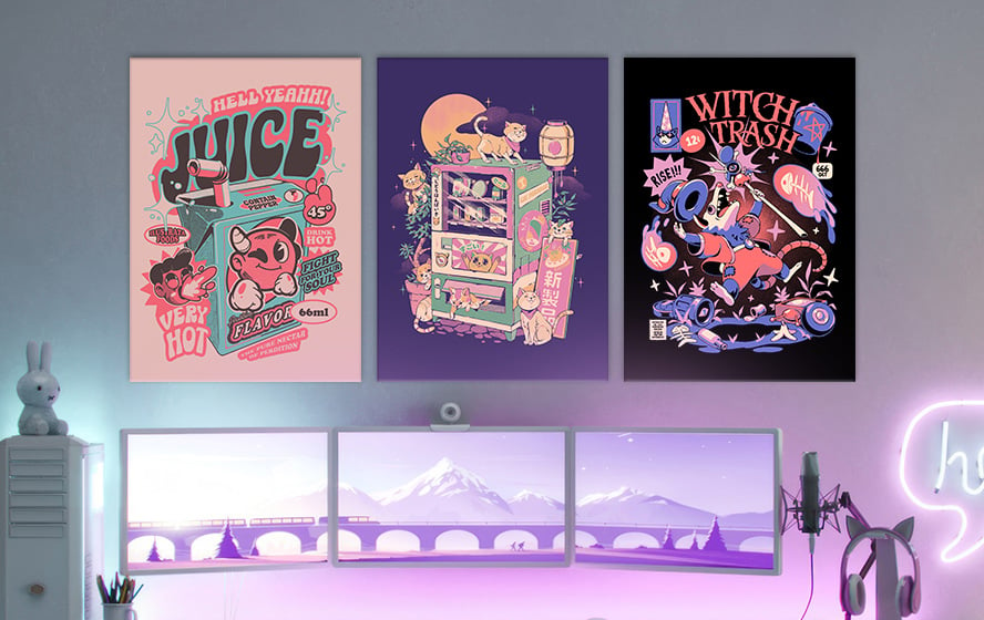 Displate Hand Crafted Metal Posters - Stylize Your Setup